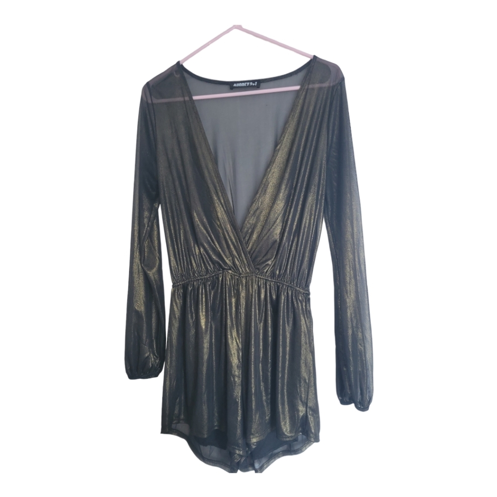 AUDREY 3 + 1 bronze shimmery jumper